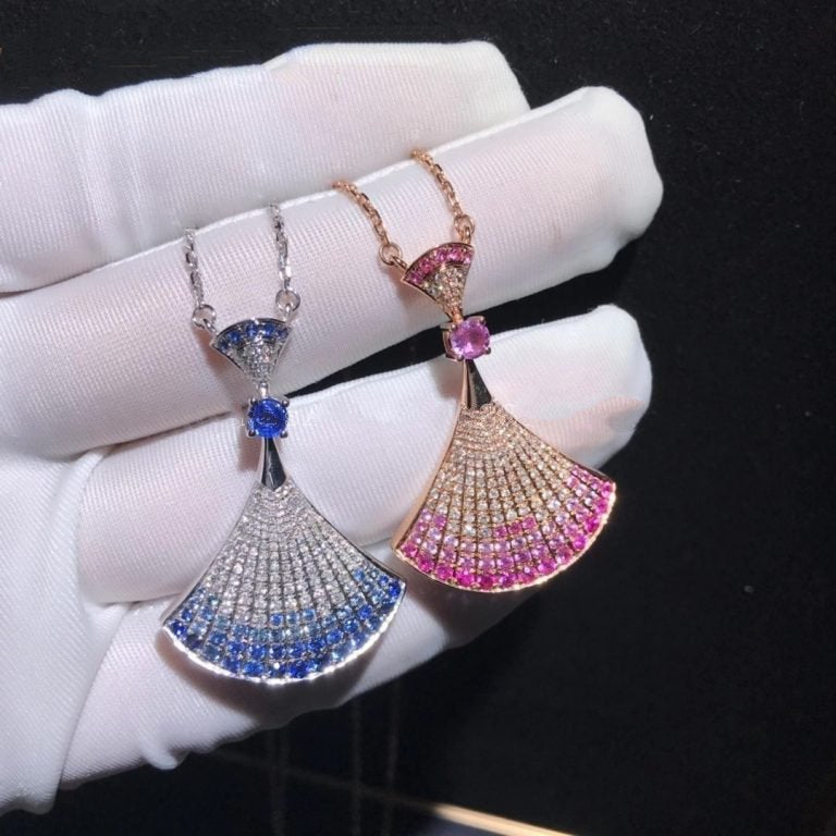[LORA]DREAM NECKLACE AGATE SILVER DIAMOND