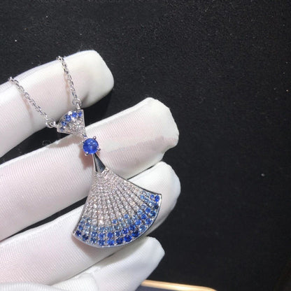 [LORA]DREAM NECKLACE AGATE SILVER DIAMOND