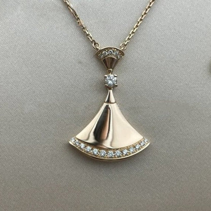 [LORA]DREAM NECKLACE PINK GOLD DIAMOND