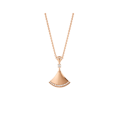 [LORA]DREAM NECKLACE PINK GOLD DIAMOND