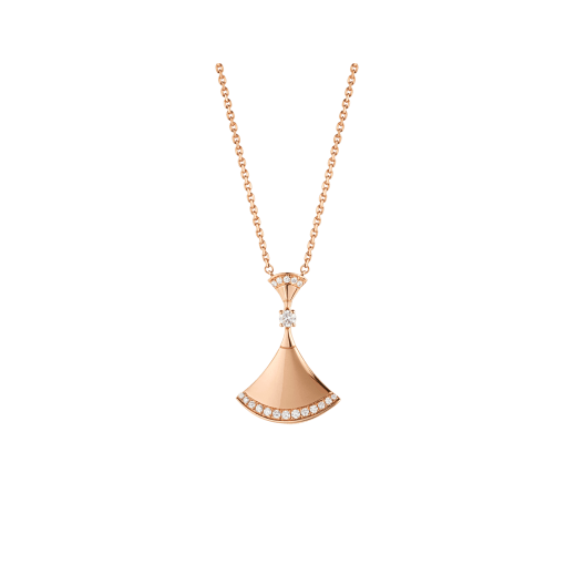 [LORA]DREAM NECKLACE PINK GOLD DIAMOND