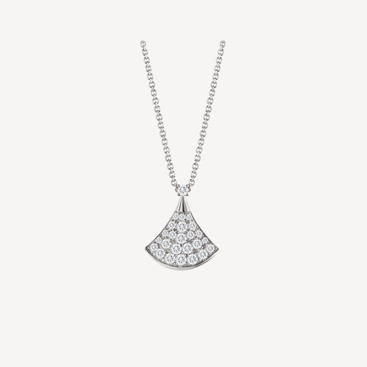 [LORA]DREAM NECKLACE SILVER DIAMOND