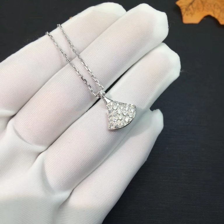 [LORA]DREAM NECKLACE SILVER DIAMOND