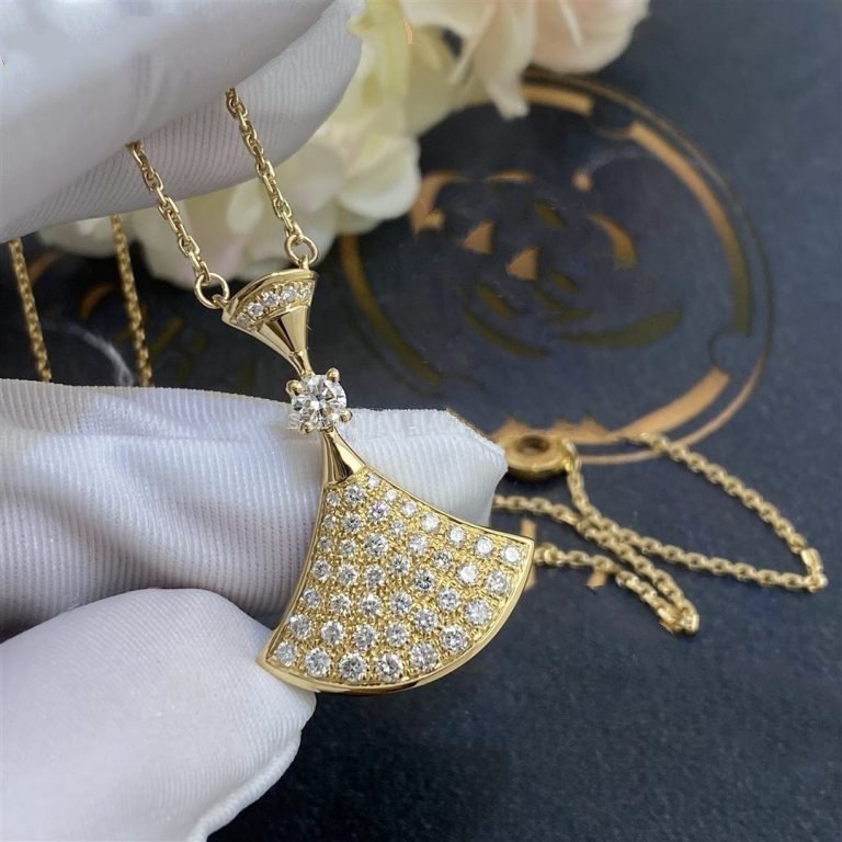 [LORA]DREAM NECKLACE GOLD FULL DIAMOND