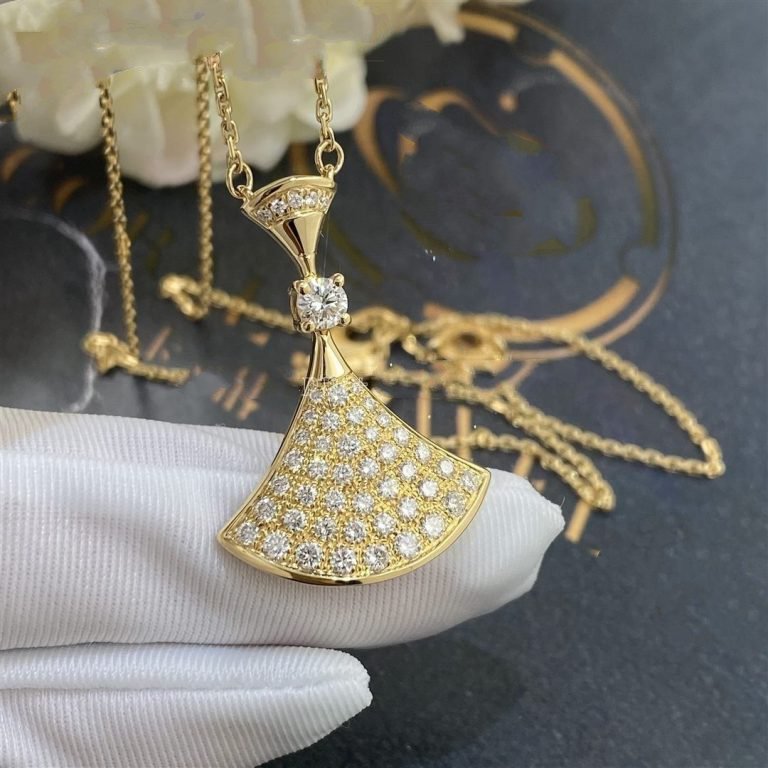 [LORA]DREAM NECKLACE GOLD FULL DIAMOND