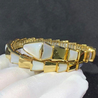 [LORA]SERPENTI BRACELET MOP GOLD