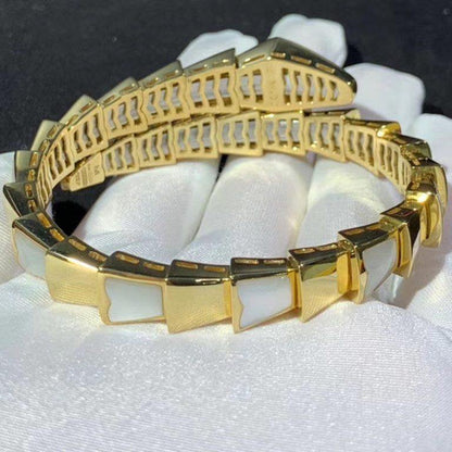 [LORA]SERPENTI BRACELET MOP GOLD