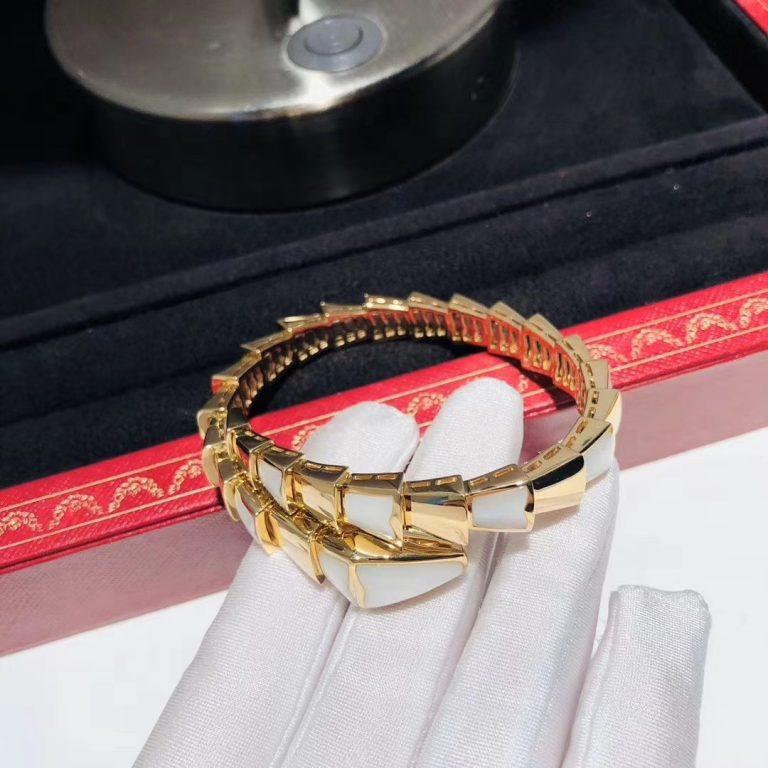[LORA]SERPENTI BRACELET MOP GOLD