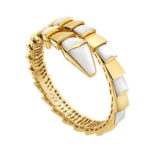 [LORA]SERPENTI BRACELET MOP GOLD