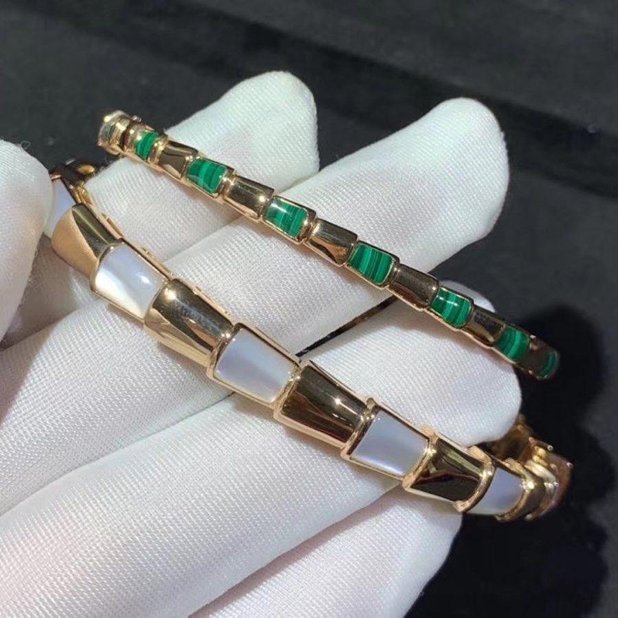 [LORA]SERPENTI BRACELET PINK GOLD MOP