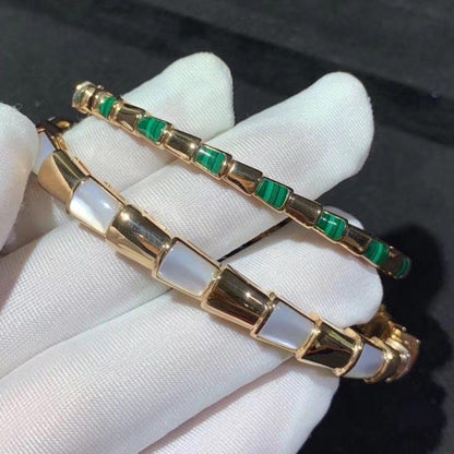 [LORA]SERPENTI BRACELET PINK GOLD MOP