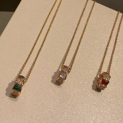 [LORA]SERPENTI PEDANT DIAMOND NECKLACE