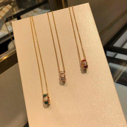 [LORA]SERPENTI PEDANT DIAMOND NECKLACE