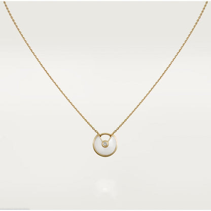 [LORA]AMULETTE ROSE GOLD MOP NECKLACE