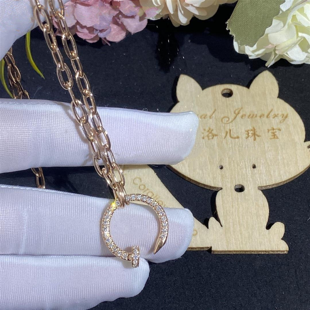 [LORA] JUSTE NECKLACE FULL DIAMONDS