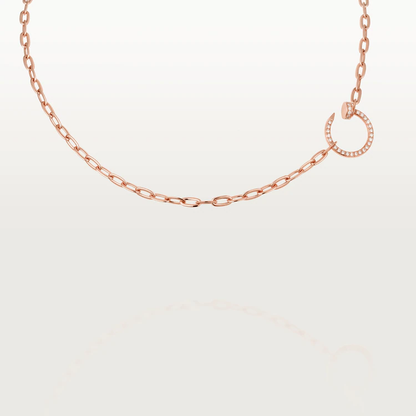 [LORA] JUSTE NECKLACE FULL DIAMONDS
