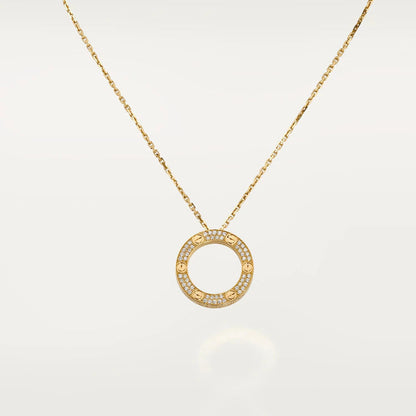 [LORA]LOVE NECKLACE ADJUSTABLE ROSE GOLD