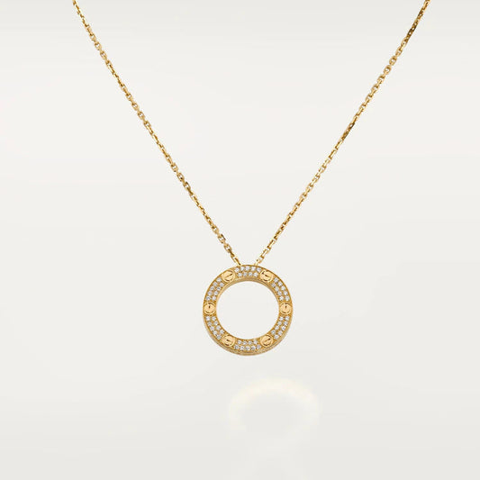 [LORA]LOVE NECKLACE ADJUSTABLE ROSE GOLD