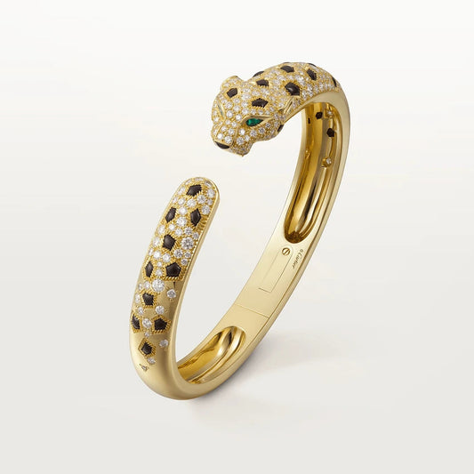[LORA]PANTHERE BIG BRACELET DIAMONDS