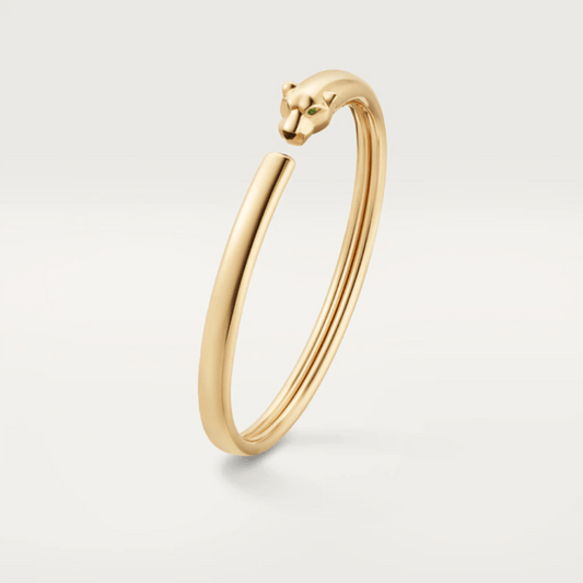 [LORA]PANTHERE GOLD OPEN BRACELET