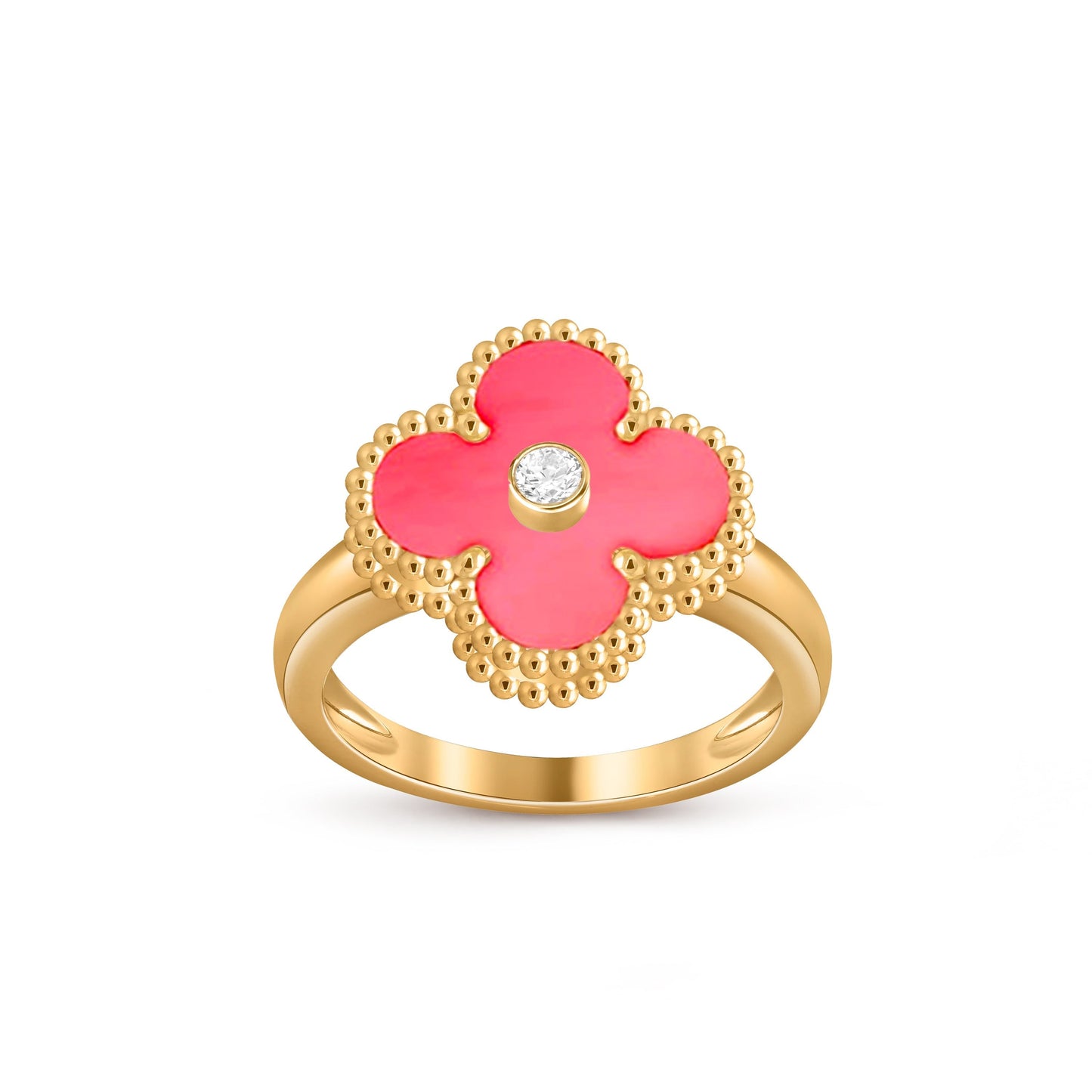 [Lora]CLOVER DIAMOND RING GOLD COLLECTION