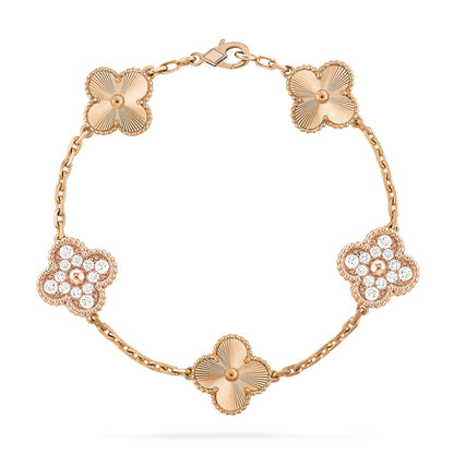[Lora] CLOVER 5 MOTIF LASER BRACELET COLLECTION