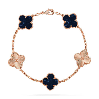 [Lora]CLOVER 5 MOTIF PIETERSITE BRACELET COLLECTION