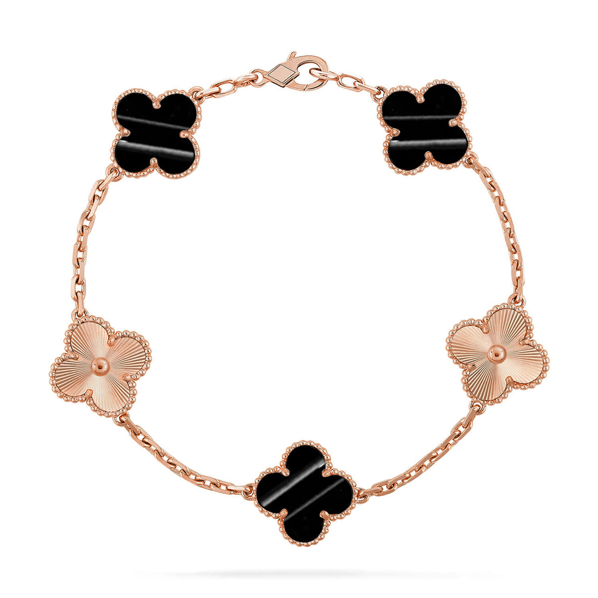[Lora] CLOVER 5 MOTIF PULSAR STONE BRACELET COLLECTION