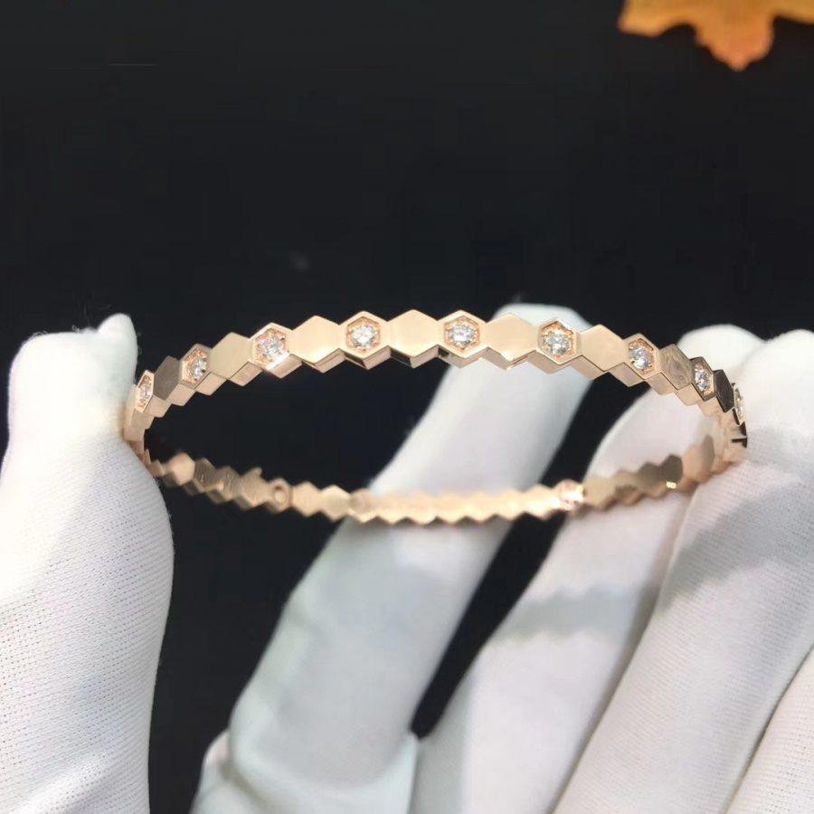 [LORA]BEE LOVE PINK GOLD DIAMOND BRACELET