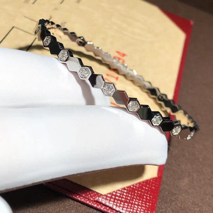 [LORA]BEE LOVE SILVER DIAMOND BRACELET