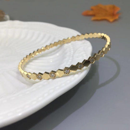[LORA]BEE LOVE GOLD DIAMOND BRACELET