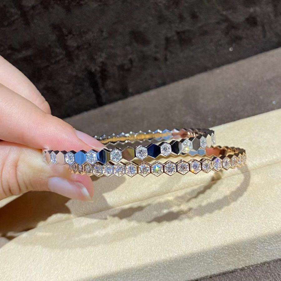 [LORA]BEE LOVE GOLD BRACELET FULL DIAMOND