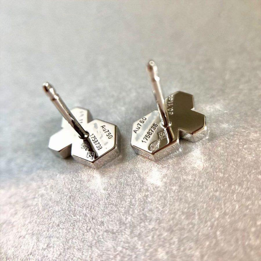 [LORA]BEE LOVE SILVER DIAMOND EARRINGS