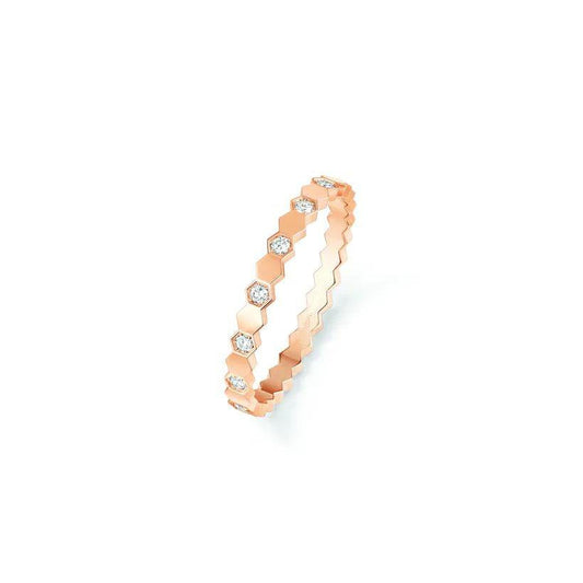 [LORA]BEE LOVE RING PINK GOLD DIAMOND