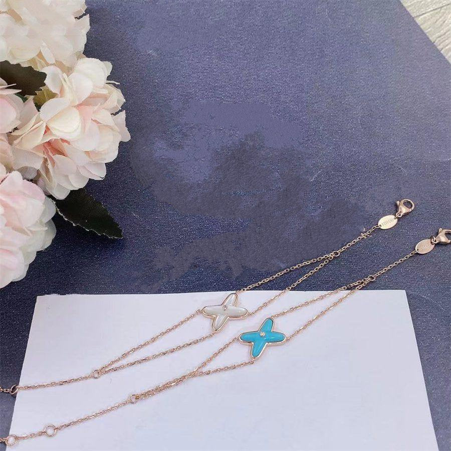 [LORA]JEUX BRACELET TURQUOISE PINK GOLD 1 DIAMOND
