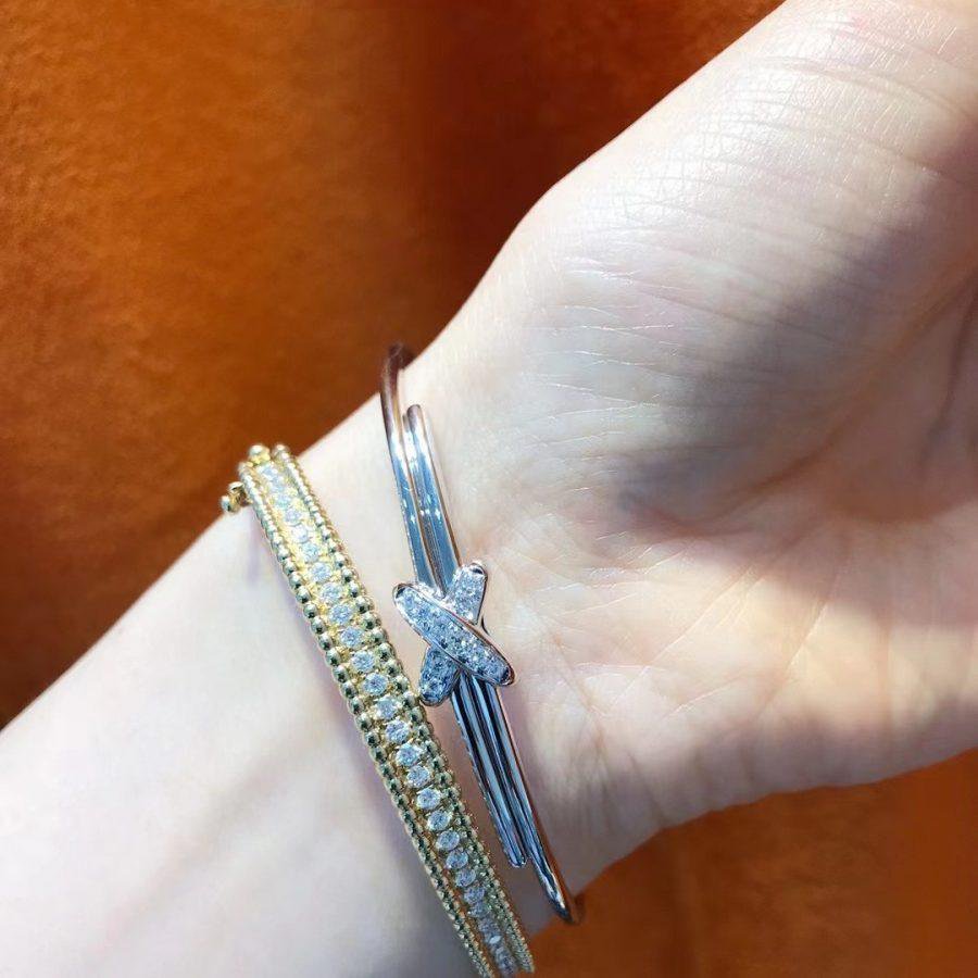 [LORA]JEUX DE BRACELET SILVER DIAMONDS