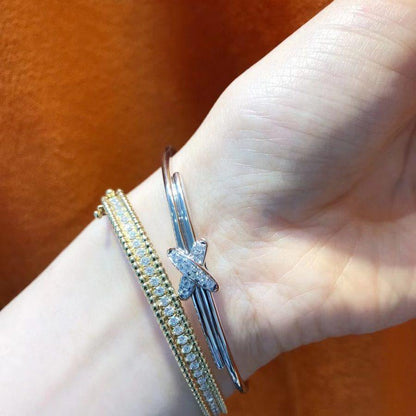 [LORA]JEUX DE BRACELET SILVER DIAMONDS