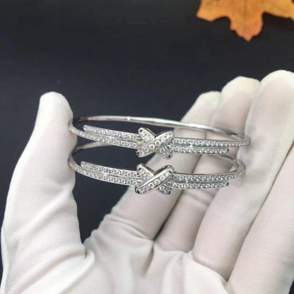 [LORA]JEUX DE BRACELET DIAMONDS SILVER