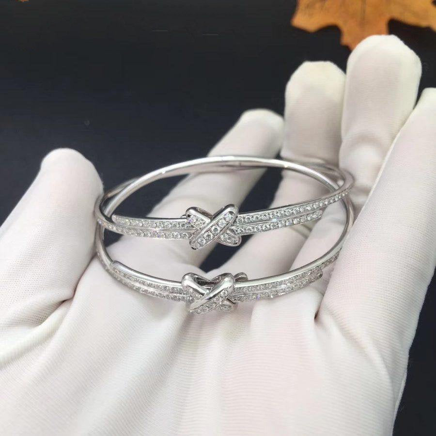 [LORA]JEUX DE BRACELET DIAMONDS SILVER