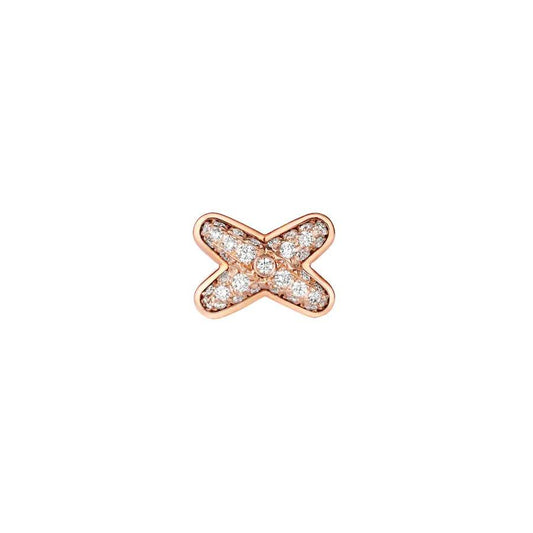 [LORA]JEUX DE PINK GOLD DIAMOND EARRINGS