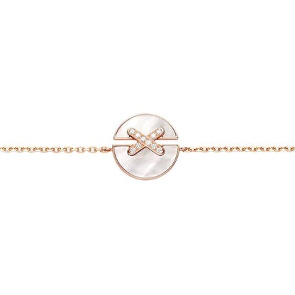 [LORA]JEUX DE BRACELET MOP PINK GOLD DIAMONDS