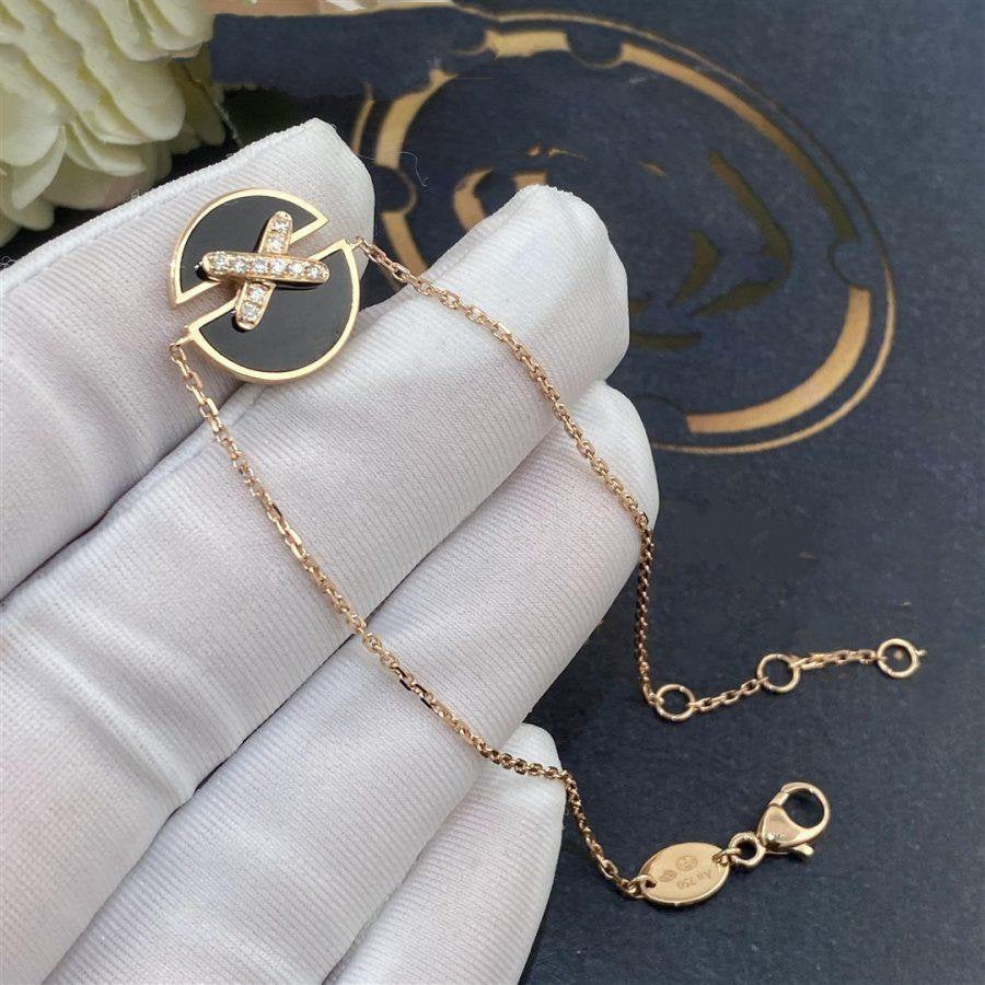 [LORA]JEUX DE BRACELET ONYX PINK GOLD DIAMOND