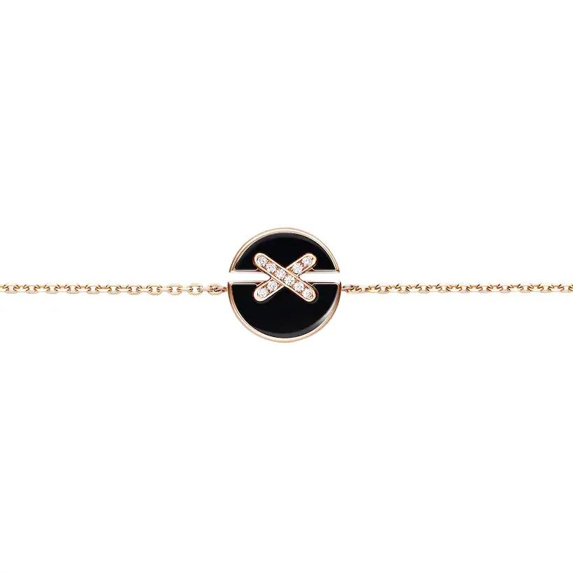 [LORA]JEUX DE BRACELET ONYX PINK GOLD DIAMOND