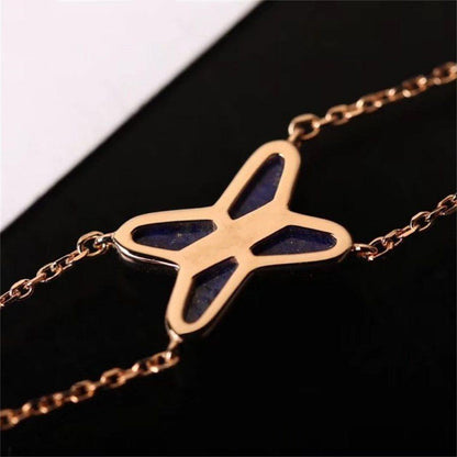 [LORA]Hollow Design Four-Leaf Clover Flower Shape Ring