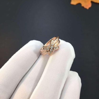 [LORA]JEUX DE PINK GOLD DIAMOND RING