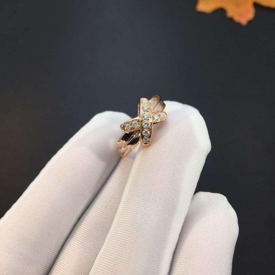 [LORA]JEUX DE PINK GOLD DIAMOND RING