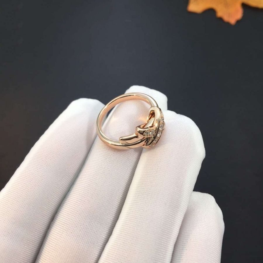 [LORA]JEUX DE PINK GOLD DIAMOND RING