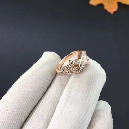 [LORA]JEUX DE RING PINK GOLD DIAMOND