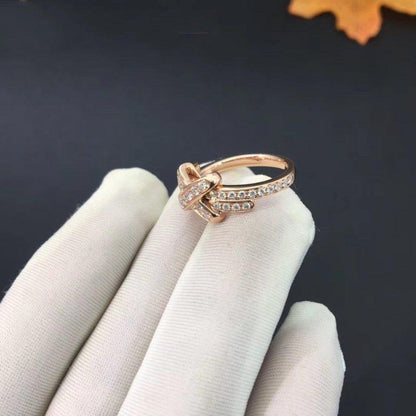 [LORA]JEUX DE RING PINK GOLD DIAMOND