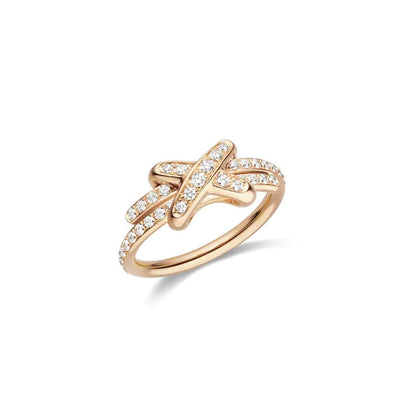 [LORA]JEUX DE RING PINK GOLD DIAMOND
